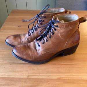 Frye lace up boots